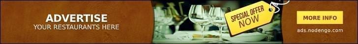 Restaurantes Lucerna restaurant ad banner