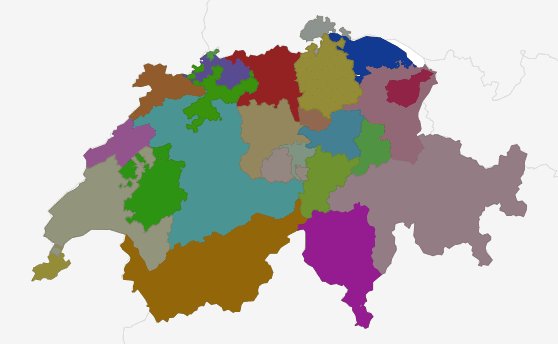 Discover the best of Switzerland swiss map 3